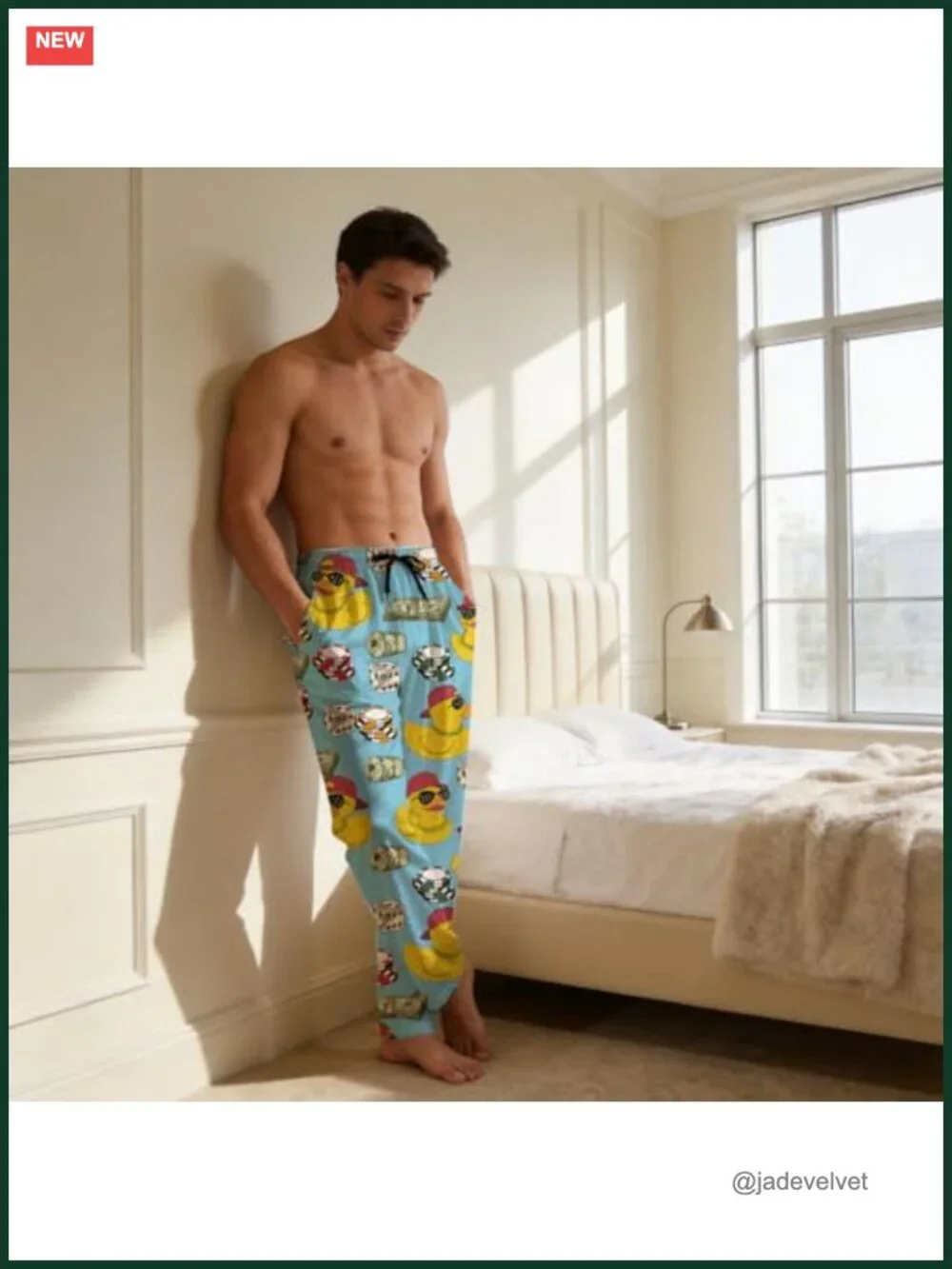 Men's Lightweight Sleep Lounge Pajama Pants with Pockets